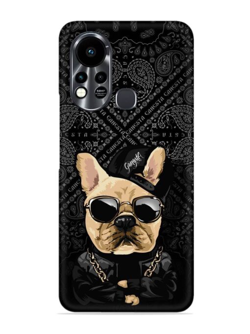 Gangsta Cool Sunglasses Dog Snap Case for Infinix Hot 11S Zapvi