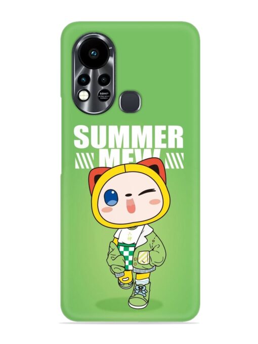 Summer Mew Snap Case for Infinix Hot 11S Zapvi