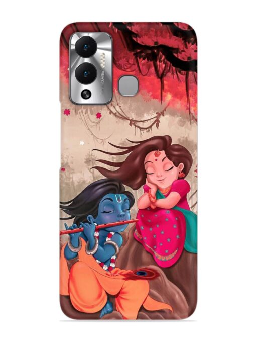 Radhe Krishna Water Art Snap Case for Infinix Hot 12 Play Zapvi