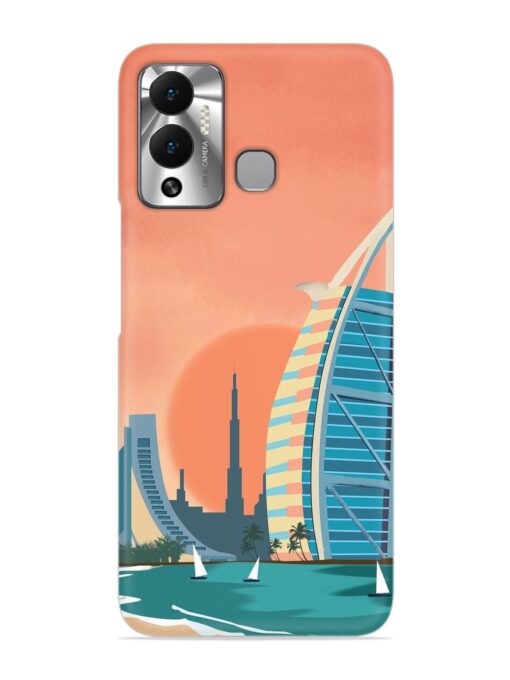 Dubai Architectural Scenery Snap Case for Infinix Hot 12 Play Zapvi