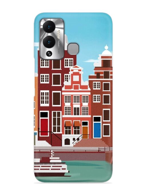 Scenery Architecture Amsterdam Landscape Snap Case for Infinix Hot 12 Play Zapvi