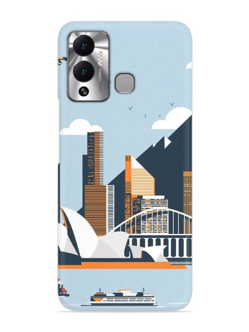 Sydney Opera Landscape Snap Case for Infinix Hot 12 Play Zapvi