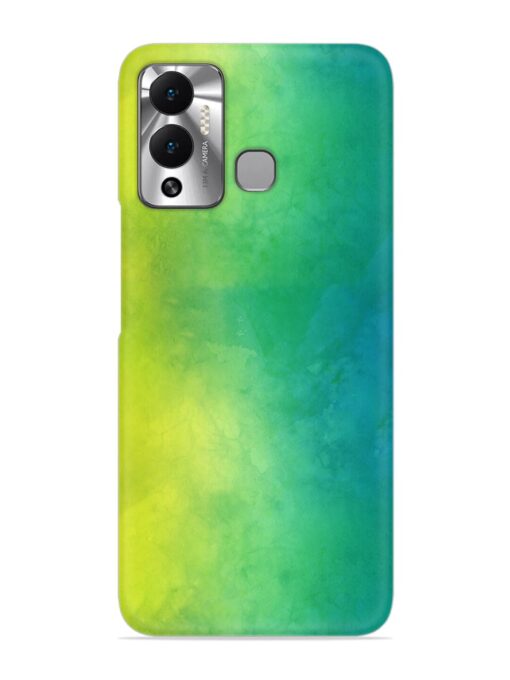 Yellow Green Gradient Snap Case for Infinix Hot 12 Play Zapvi