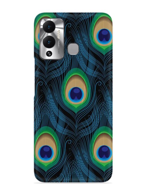 Seamless Pattern Peacock Snap Case for Infinix Hot 12 Play Zapvi