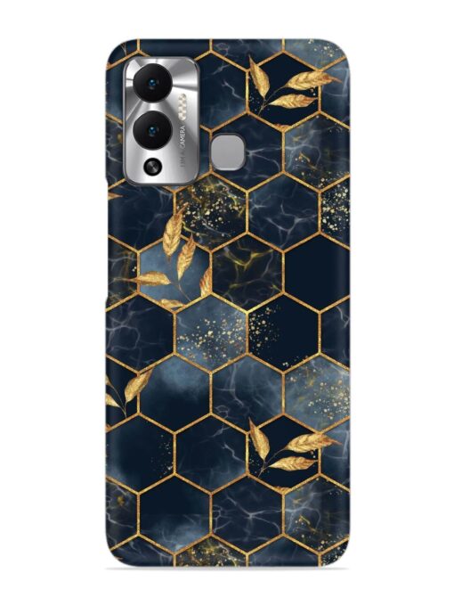 Marble Hexagon Seamless Snap Case for Infinix Hot 12 Play Zapvi