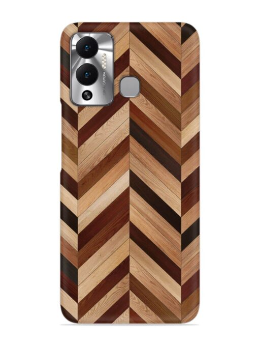 Seamless Wood Parquet Snap Case for Infinix Hot 12 Play Zapvi