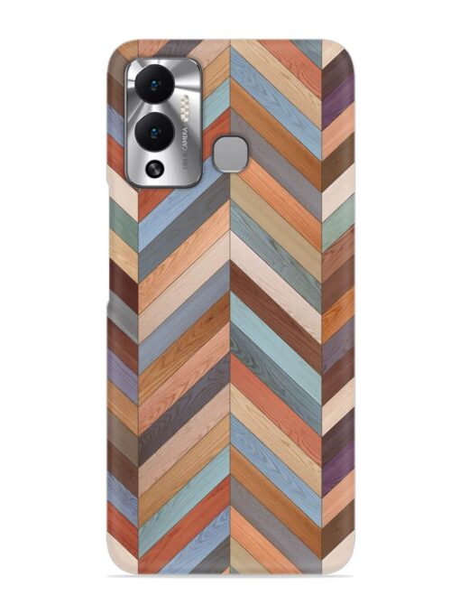 Seamless Wood Parquet Snap Case for Infinix Hot 12 Play Zapvi