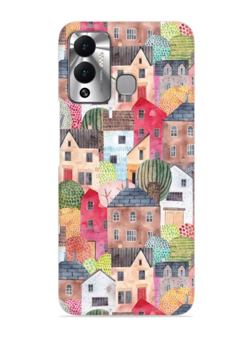 Abstract Seamless Pattern Snap Case for Infinix Hot 12 Play Zapvi