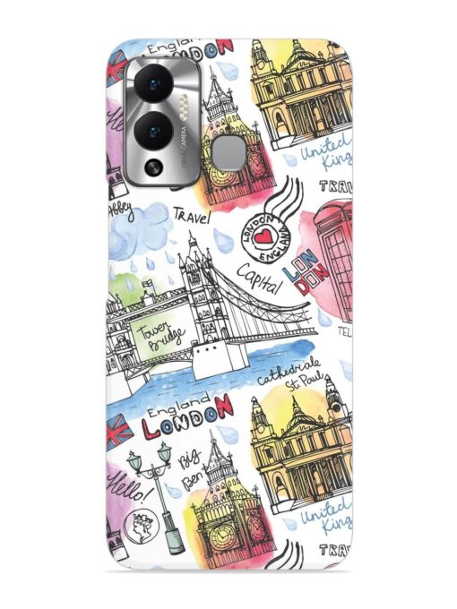 Vector London Landmark Snap Case for Infinix Hot 12 Play Zapvi