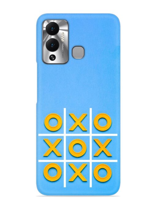 Yellow Plastic Crosses Snap Case for Infinix Hot 12 Play Zapvi