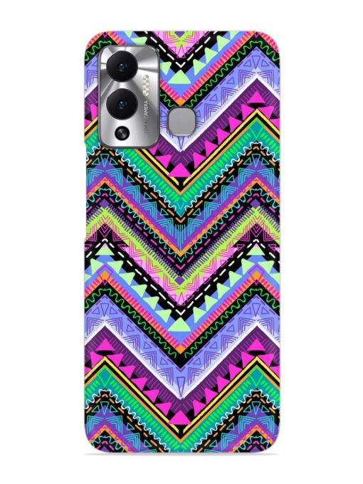 Tribal Aztec Print Snap Case for Infinix Hot 12 Play Zapvi