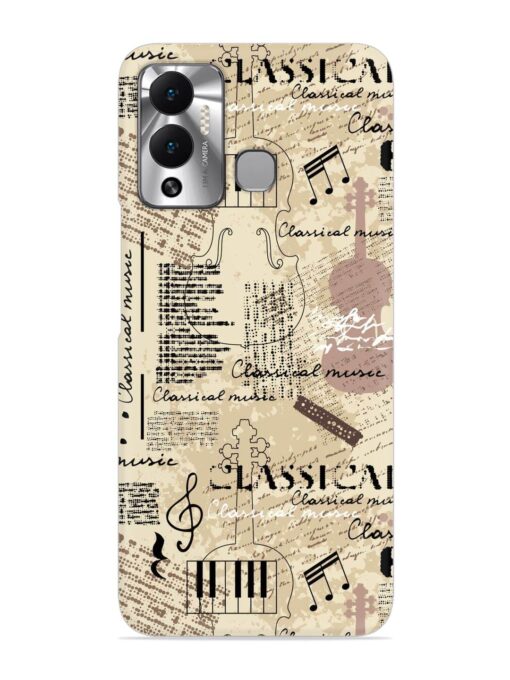 Classical Music Lpattern Snap Case for Infinix Hot 12 Play Zapvi