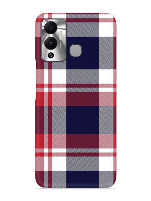 Classic Plaid Tartan Snap Case for Infinix Hot 12 Play Zapvi