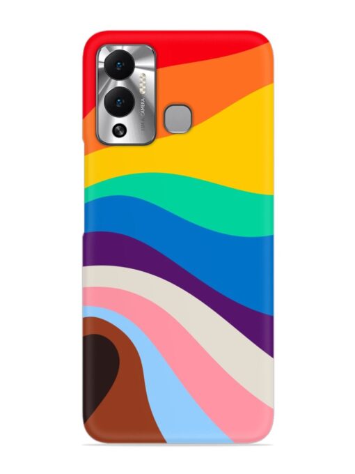 Minimal Pride Art Snap Case for Infinix Hot 12 Play Zapvi