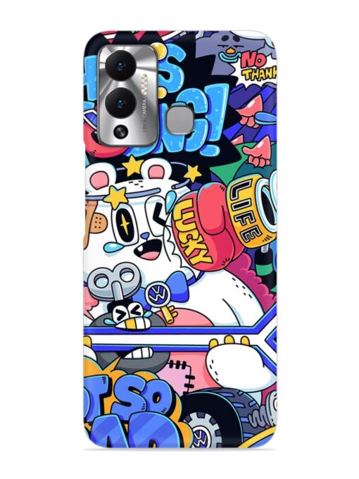 Universal Doodle Snap Case for Infinix Hot 12 Play Zapvi