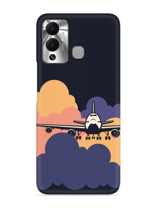 Aeroplane vector Snap Case for Infinix Hot 12 Play Zapvi