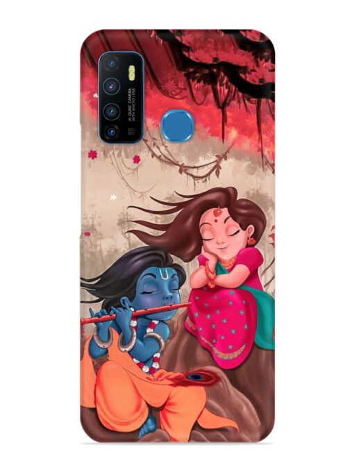 Radhe Krishna Water Art Snap Case for Infinix Hot 9 Zapvi