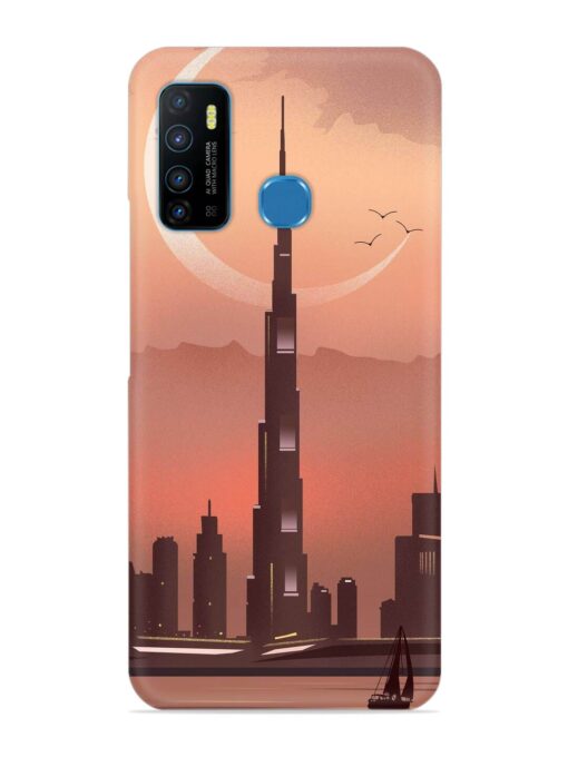 Landmark Burj Khalifa Snap Case for Infinix Hot 9 Zapvi