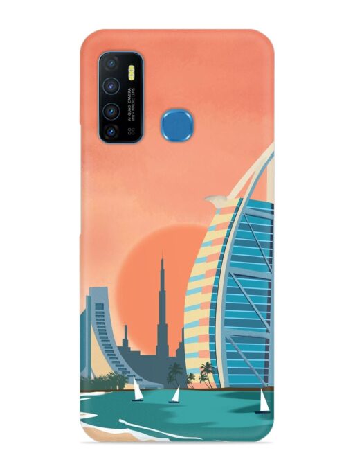 Dubai Architectural Scenery Snap Case for Infinix Hot 9 Zapvi