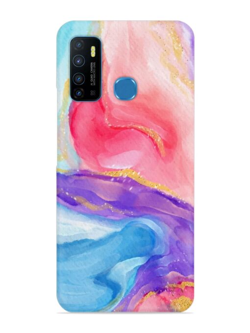 Watercolor Gradient Snap Case for Infinix Hot 9 Zapvi