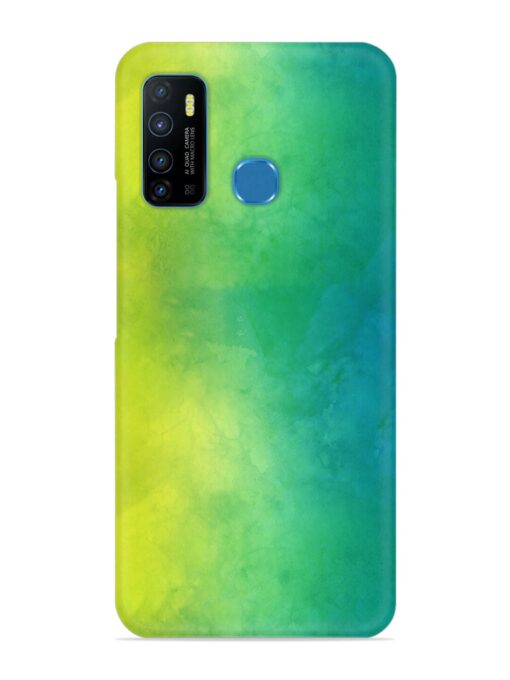 Yellow Green Gradient Snap Case for Infinix Hot 9 Zapvi