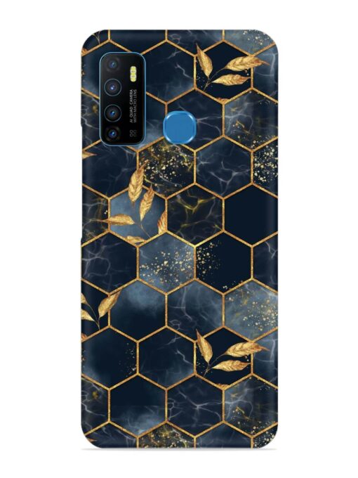 Marble Hexagon Seamless Snap Case for Infinix Hot 9 Zapvi