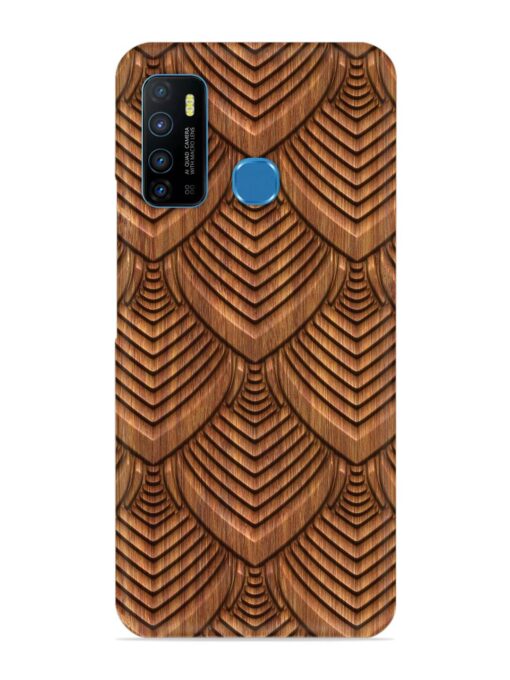 Carved Pattern On Snap Case for Infinix Hot 9 Zapvi