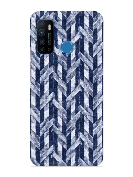 Abstract Herringbone Motif Snap Case for Infinix Hot 9 Zapvi