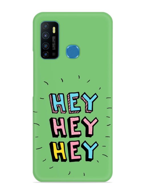 Hey Vector Cartoon Snap Case for Infinix Hot 9 Zapvi