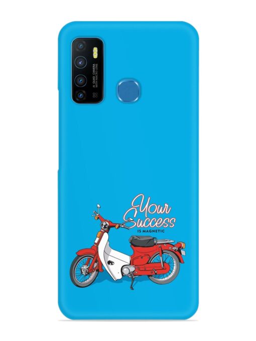 Motorcycles Image Vector Snap Case for Infinix Hot 9 Zapvi