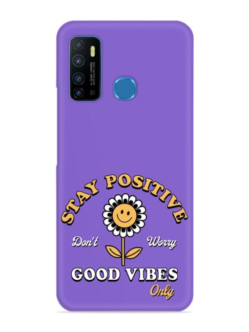 Retro Positive Flower Snap Case for Infinix Hot 9 Zapvi