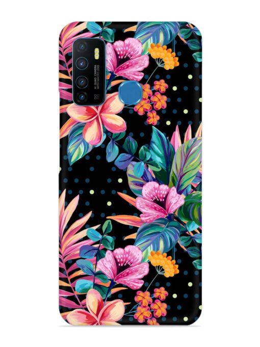 Seamless Floral Pattern Snap Case for Infinix Hot 9 Zapvi