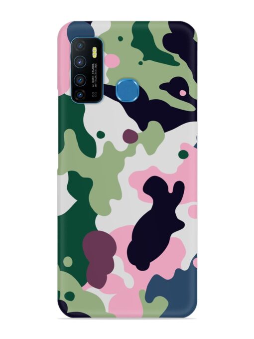 Seamless Funky Camouflage Snap Case for Infinix Hot 9 Zapvi