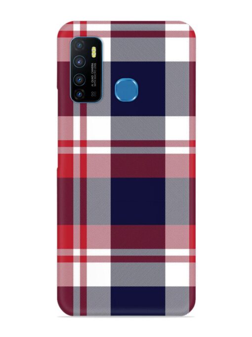 Classic Plaid Tartan Snap Case for Infinix Hot 9 Zapvi