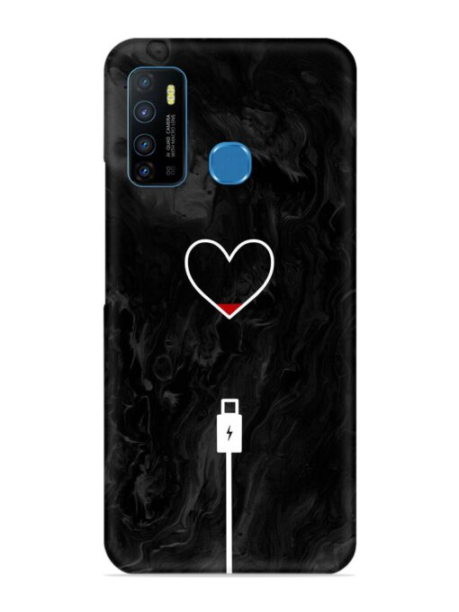 Heart Charging Vector Snap Case for Infinix Hot 9 Zapvi