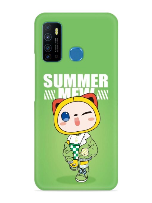 Summer Mew Snap Case for Infinix Hot 9 Zapvi