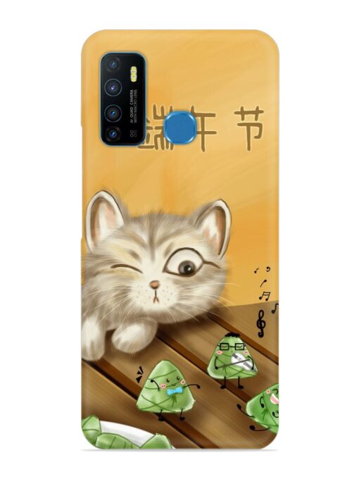 Cat Scorpion Dancing Snap Case for Infinix Hot 9 Zapvi