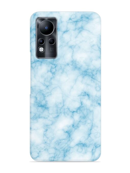 Blue White Natural Marble Snap Case for Infinix Note 11 Zapvi