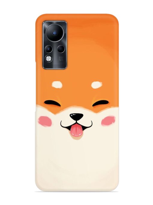 Cute Dog Face Vector Snap Case for Infinix Note 11 Zapvi