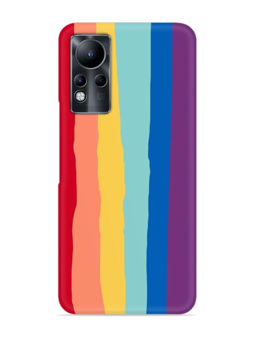 Rainbow Genuine Liquid Snap Case for Infinix Note 11 Zapvi