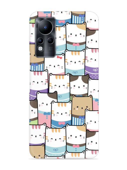 Cute Adorable Cat Snap Case for Infinix Note 11 Zapvi