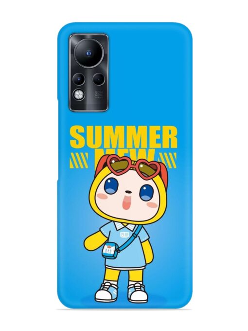 Summer Mew Cartoon Snap Case for Infinix Note 11 Zapvi