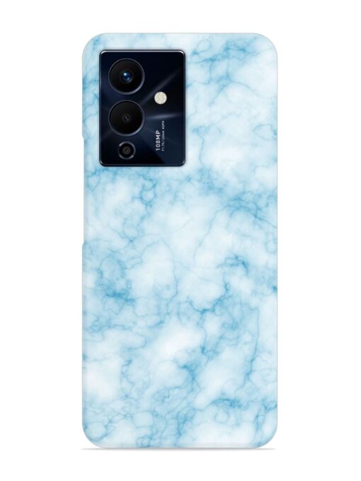 Blue White Natural Marble Snap Case for Infinix Note 12 Pro (5G) Zapvi