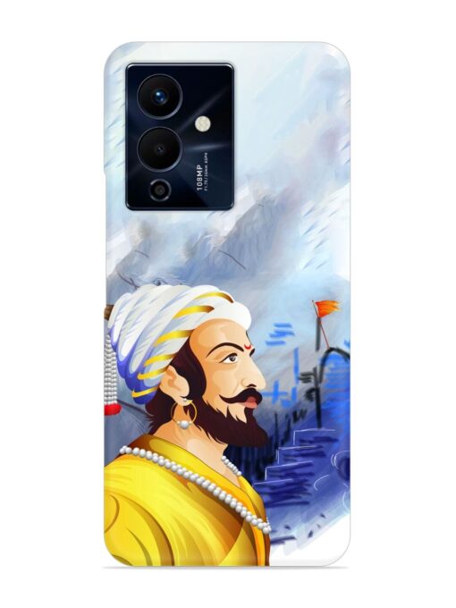 Shivaji Maharaj Color Paint Art Snap Case for Infinix Note 12 Pro (5G) Zapvi