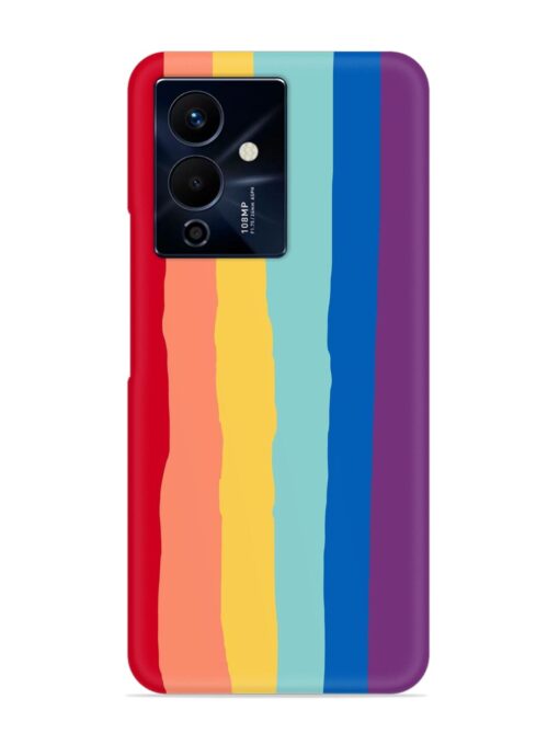 Rainbow Genuine Liquid Snap Case for Infinix Note 12 Pro (5G) Zapvi