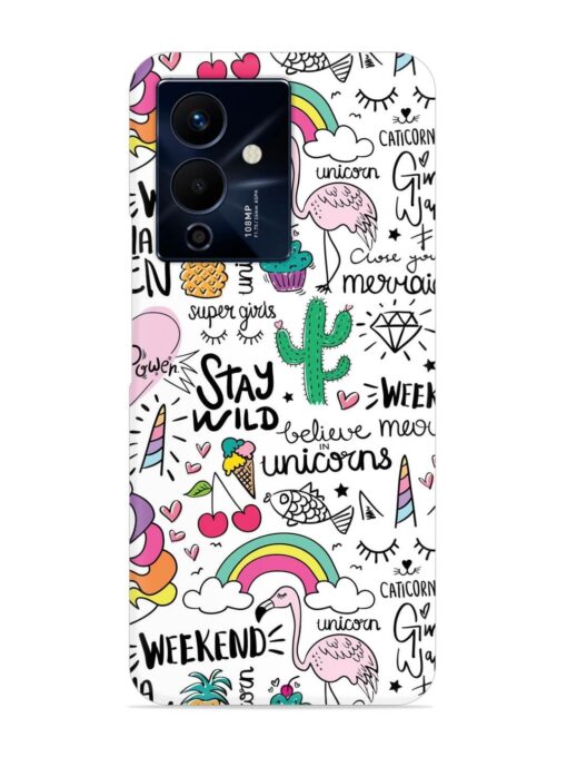 Unicorn Ice Cream Snap Case for Infinix Note 12 Pro (5G) Zapvi