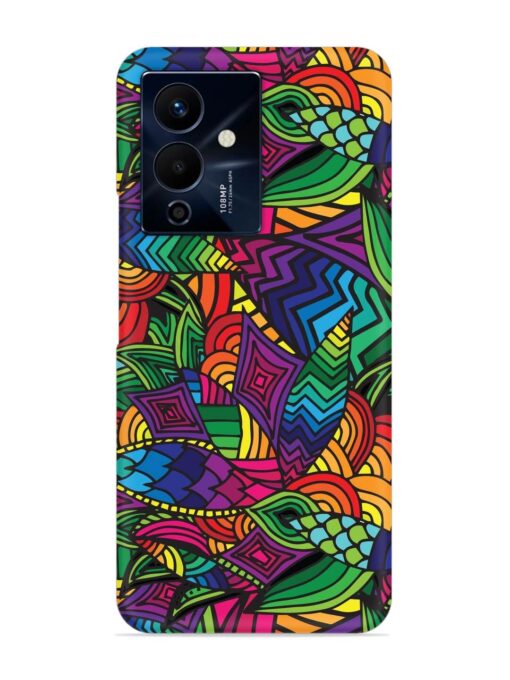 Abstract Multicolor Seamless Snap Case for Infinix Note 12 Pro (5G) Zapvi