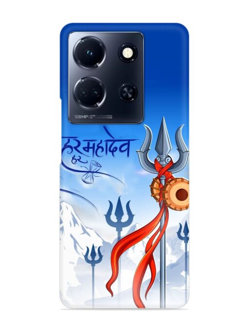 Har Har Mahadev Trishul Snap Case for Infinix Note 30 (5G) Zapvi