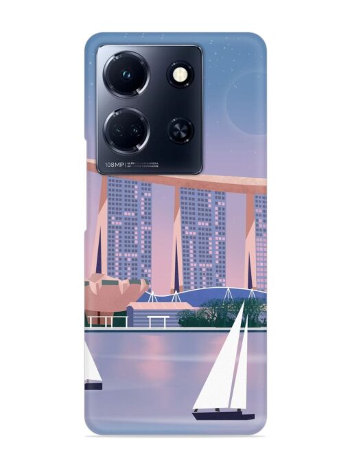 Singapore Scenery Architecture Snap Case for Infinix Note 30 (5G) Zapvi