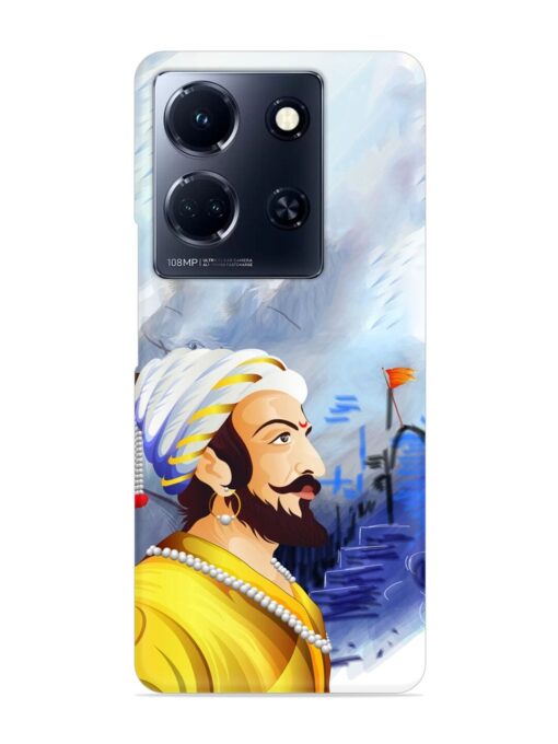 Shivaji Maharaj Color Paint Art Snap Case for Infinix Note 30 (5G) Zapvi